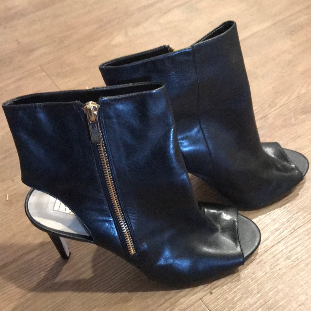 Leather heels